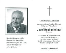 Hechenleitner Josef