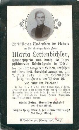 Lettenbichler Maria