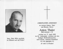 Thaler Anton