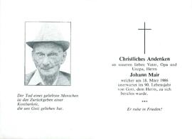 Mair Johann
