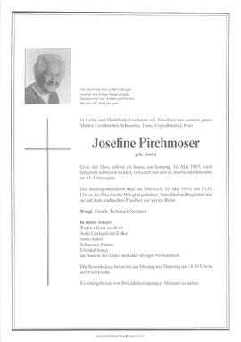 Pirchmoser Josefine geb. Daritz G