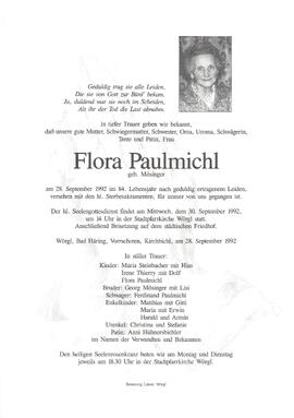 Paulmichl Flora geb. Mösinger G