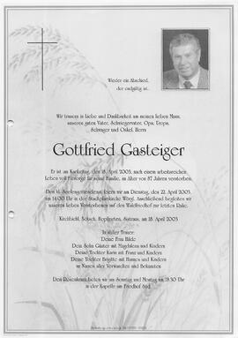 Gasteiger Gottfried G