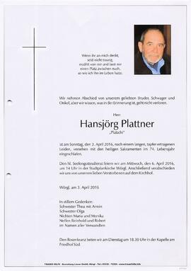 Plattner Hansjörg G