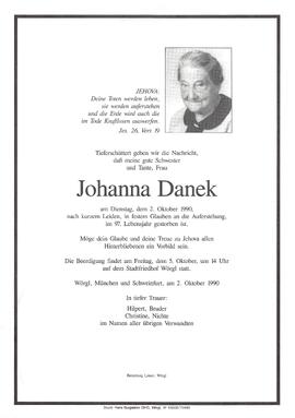 Danek Johanna G
