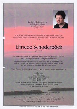 Schoderböck Elfriede geb. Meißl G