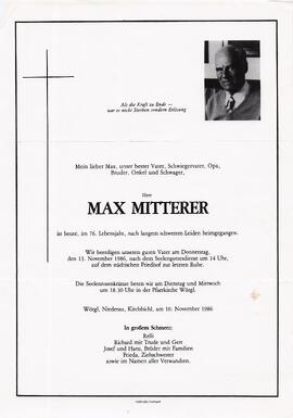 Mitterer Max G