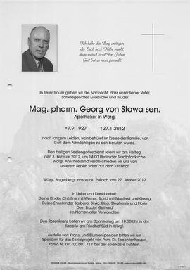 Stawa Georg von sen. Mag. pharm. G