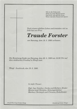 Forster Traude G
