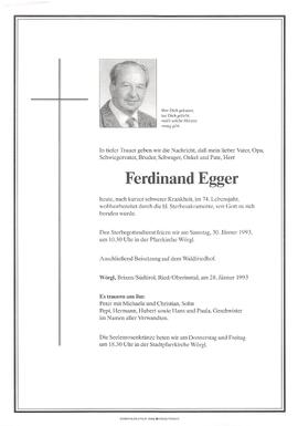 Egger Ferdinand G