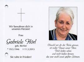 Hörl Gabriele geb. Bichler