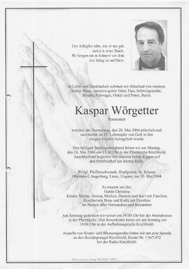 Wörgetter Kaspar
