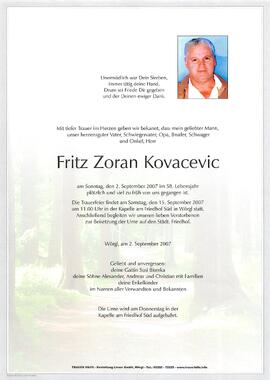Kovacevic Fritz Zoran G