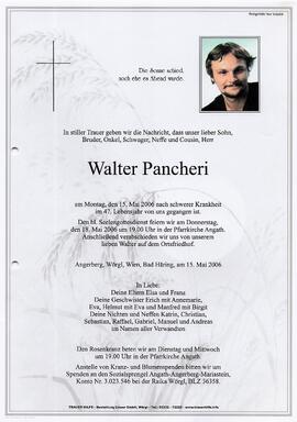 Pancheri Walter G