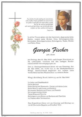 Fischer Georgia geb. Muhr G