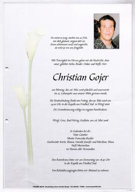 Gojer Christian G