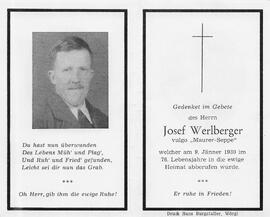 Werlberger Josef 1