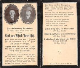Peteritsch Karl und Alfred