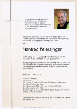 Feiersinger Manfred G