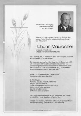 Mauracher Johann G