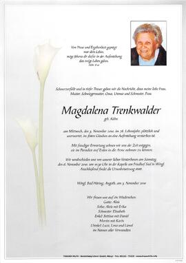 Trenkwalder Magdalena geb. Kühn G