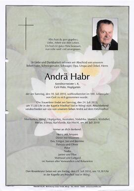 Habr Andrä G