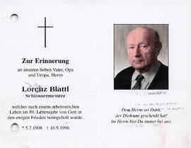 Blattl Lorenz Schlossermeister