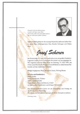 Scherer Josef G