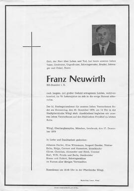 Neuwirth Franz G