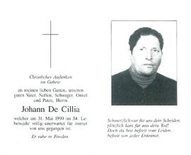 Cillia De Johann