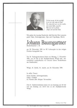 Baumgartner Johann G