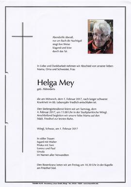 Mey Helga geb. Abbrederis G