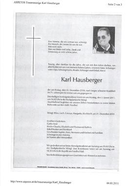 Hausberger Karl G