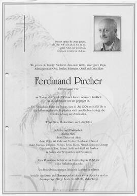Pircher Ferdinand G