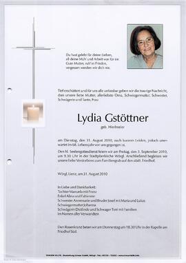 Gstöttner Lydia geb. Hierlmeier G