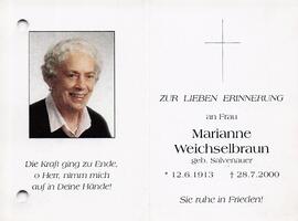 Weichselbraun Marianne geb. Salvenauer