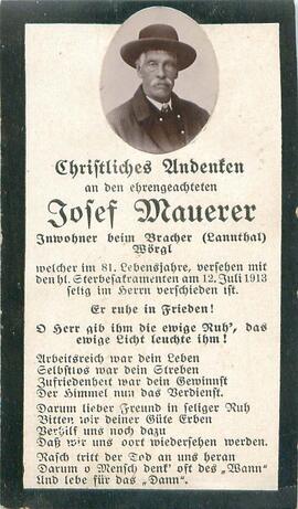 Mauerer Josef
