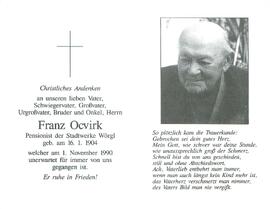 Ocvirk Franz
