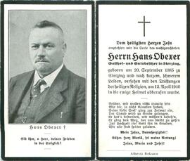 Obexer Hans Sterzing