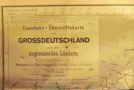 Eisenbahn Übersichtskarte Grossdeutschland