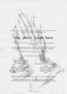 Stawa Louise Mag. pharma geb. Koch G