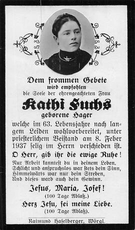 Fuchs Kathi geb. Hager