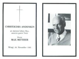 Mitterer Max
