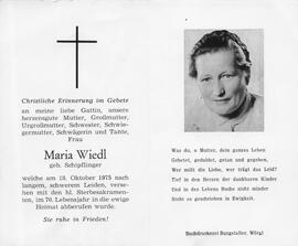 Wiedl Maria geb. Schipflinger