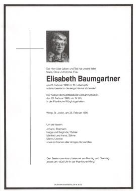 Baumgartner elisabeth G