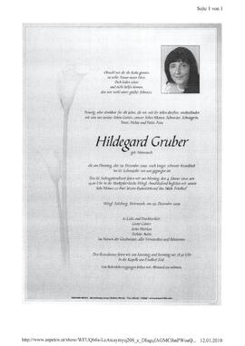 Gruber Hildegard geb. Heinauch G
