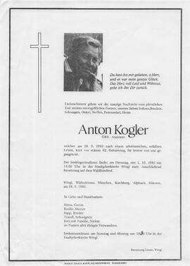 Kogler Anton G