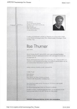 Thurner Ilse geb. Huber G