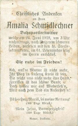 Schmidlechner Amalia