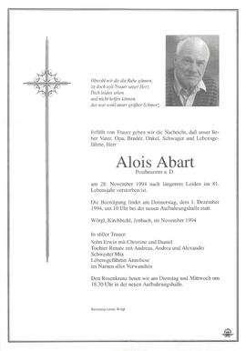 Abart Alois G